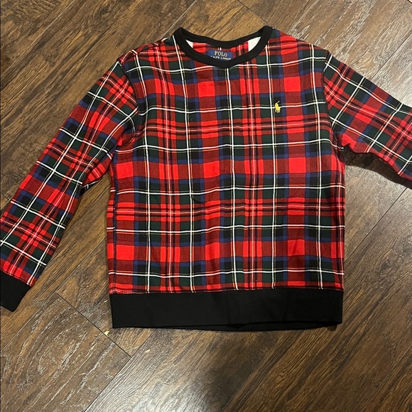 Polo by Ralph Lauren Women’s Red Plaid Sweater - Picture 1 of 2